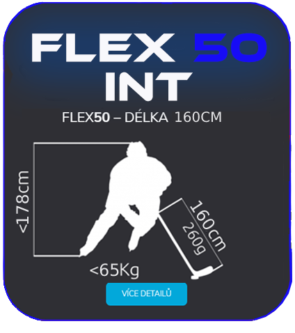 Jr hockey flex 50 int